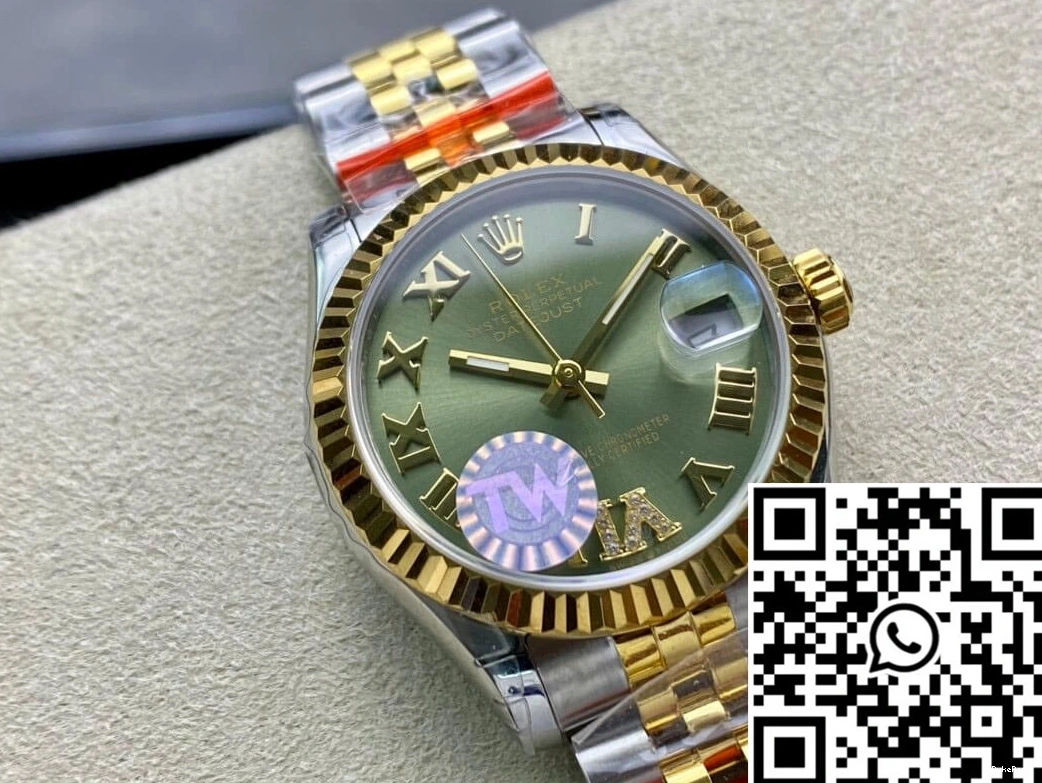 178273 Rolex TW Dial Factory 31MM Green Datejust 0726